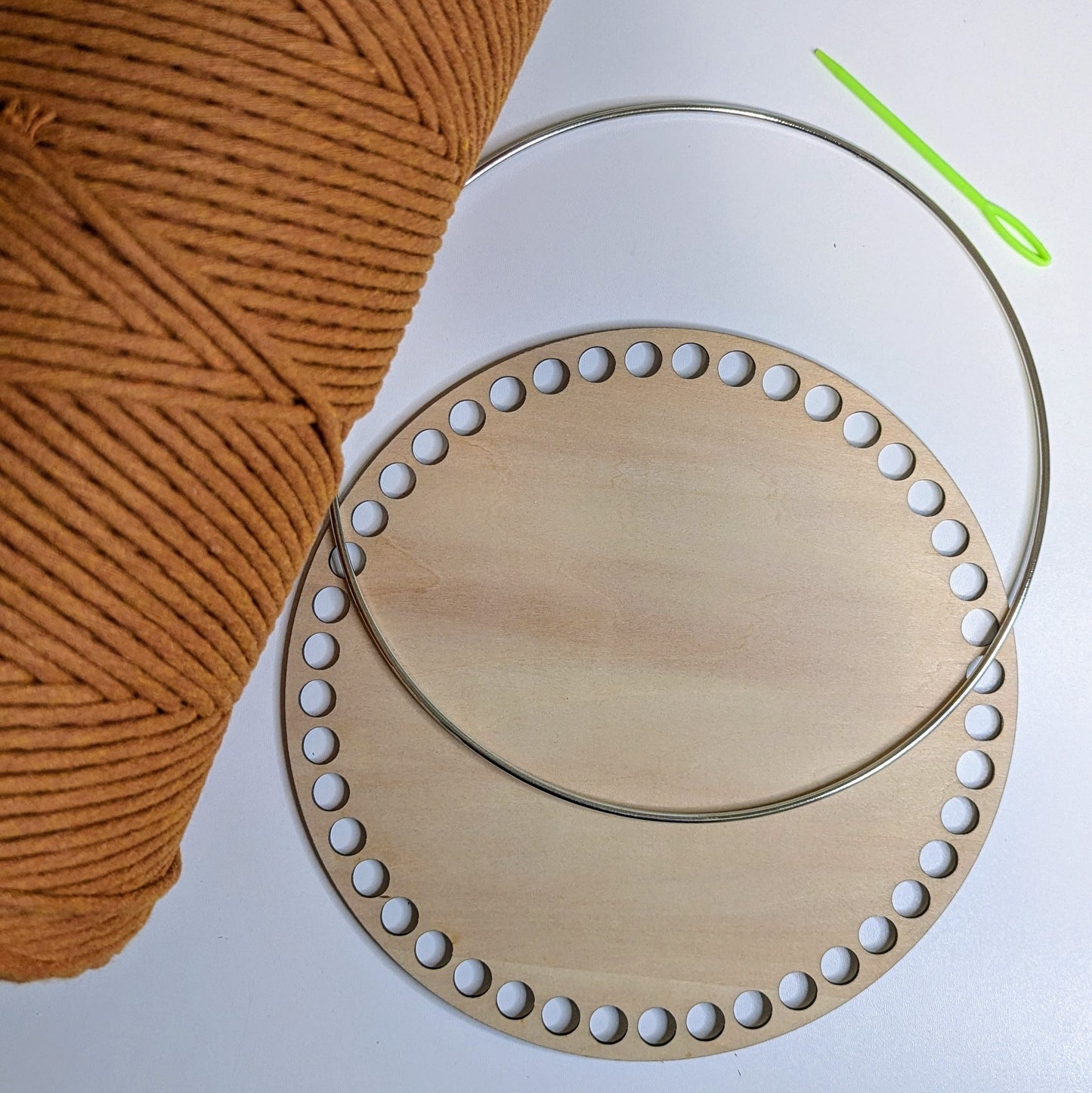 Square Knot Macrame Basket DIY Kit