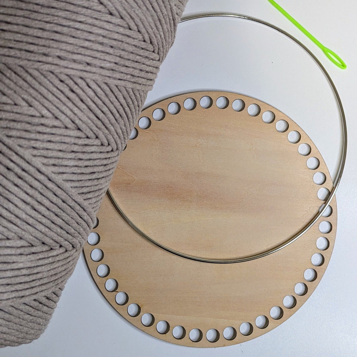 Square Knot Macrame Basket DIY Kit