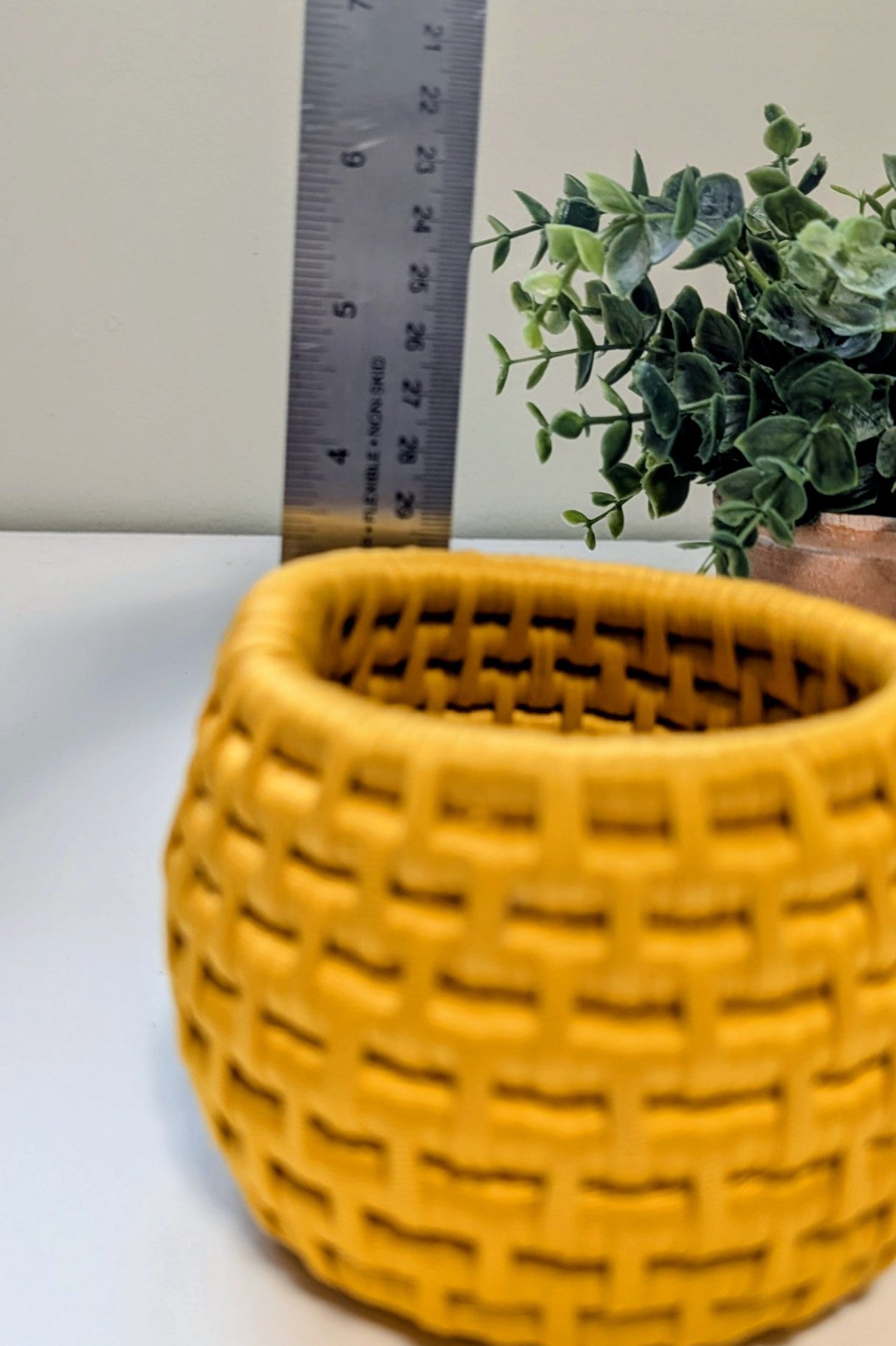 Mustard Yellow Basket