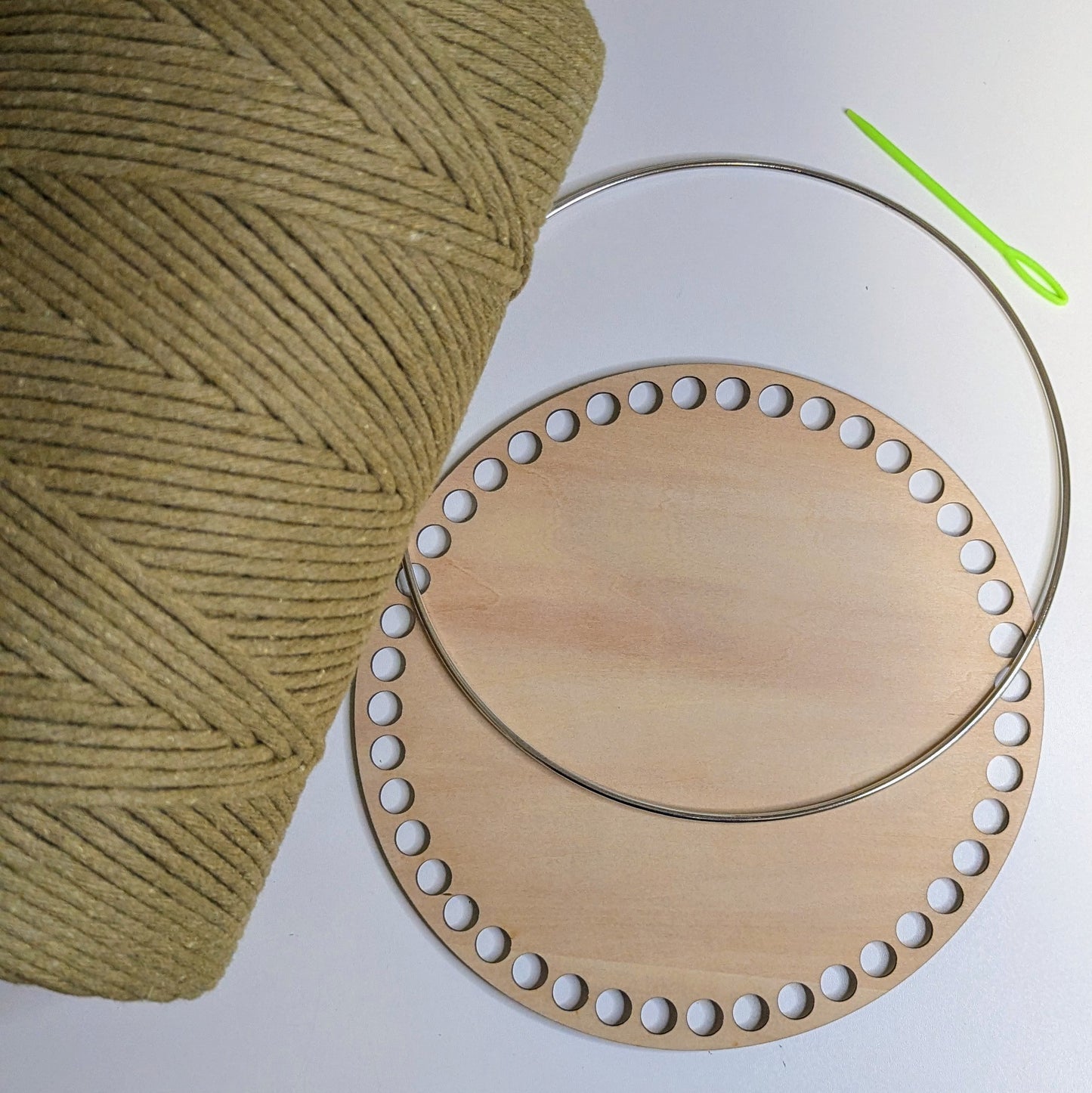 Square Knot Macrame Basket DIY Kit