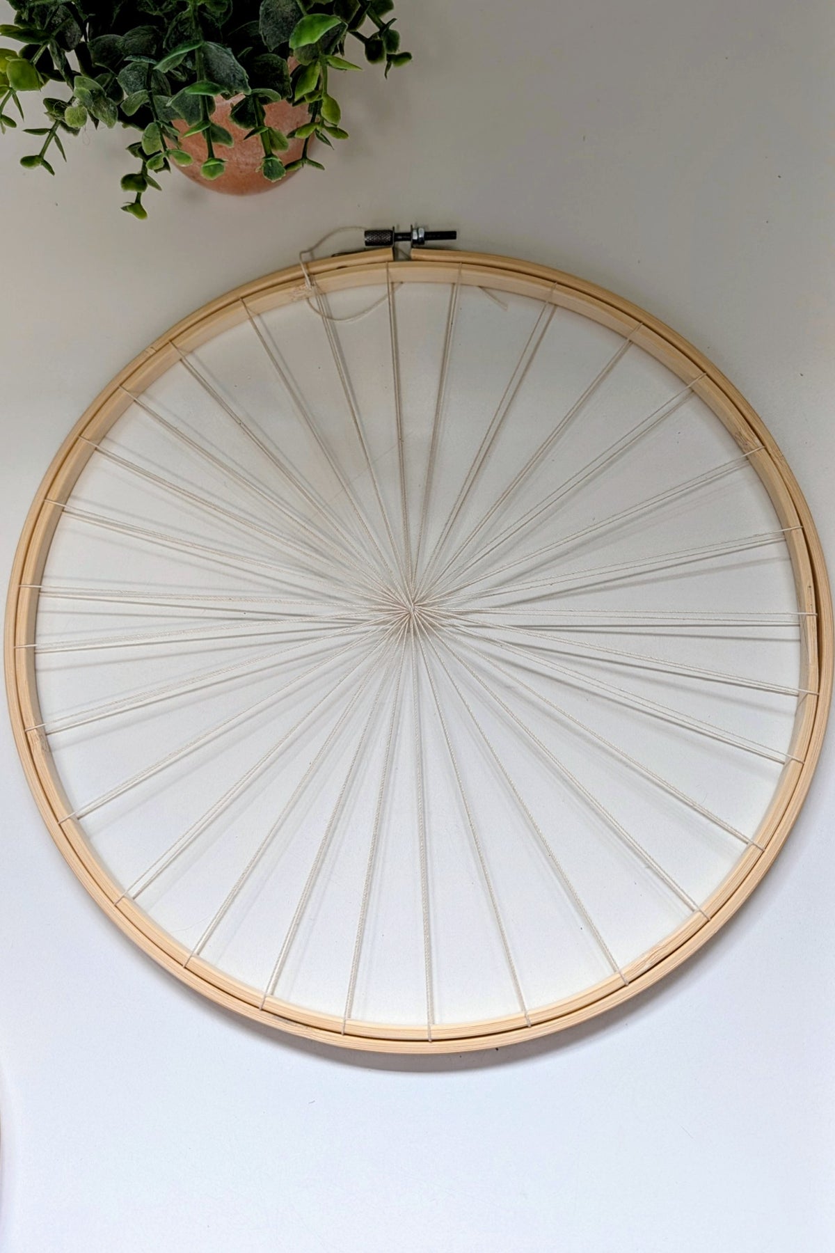 Warped Embroidery Hoop