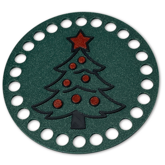 Christmas Tree Base for Crochet and Basket Coiling - 5-inch