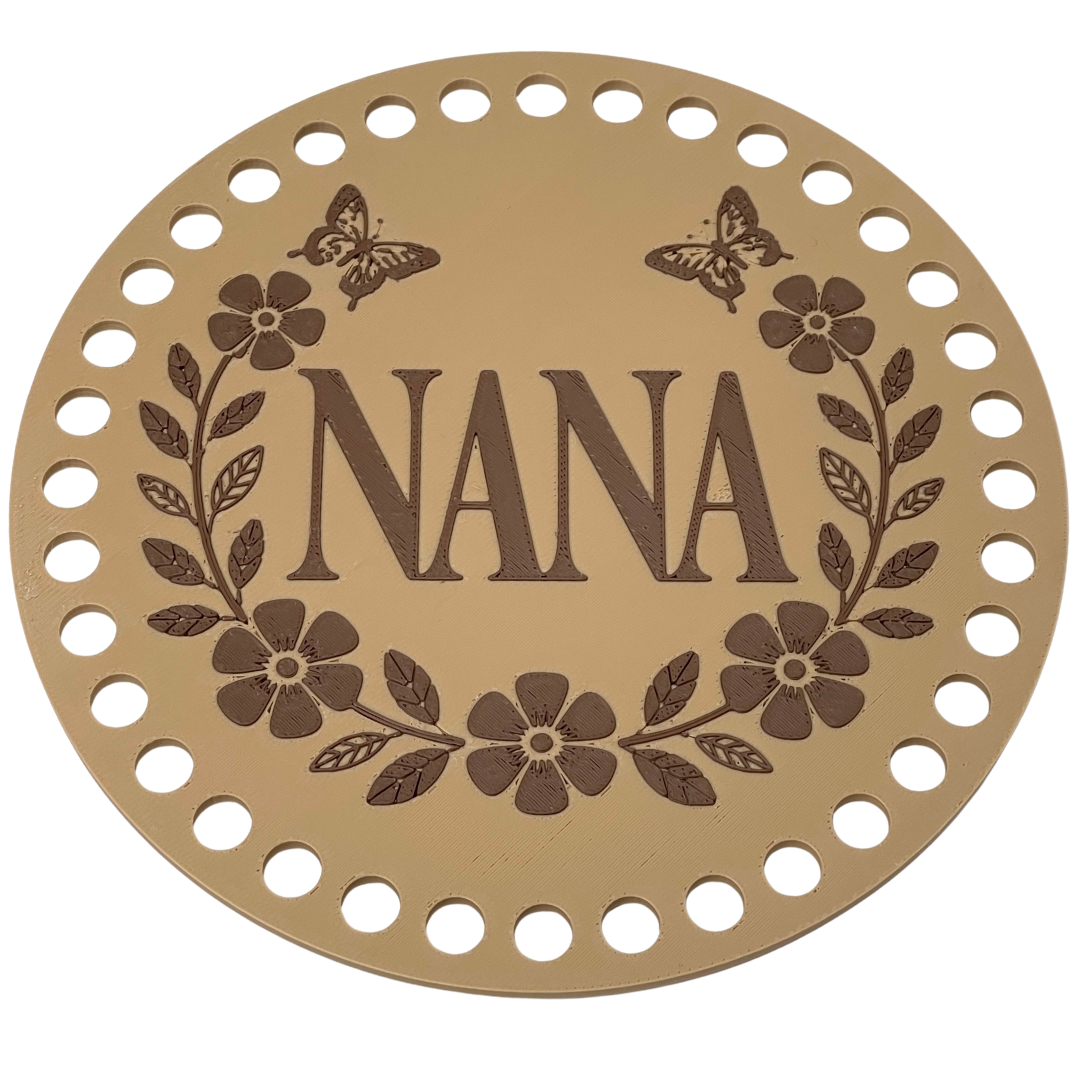 Nana Base for Basket Coiling and Crochet 6-inch