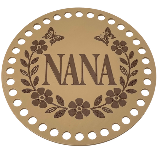 Nana Base for Basket Coiling and Crochet 6-inch
