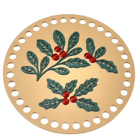 Evergreen Sparkle Base for Basket Coiling and Crochet 6-inch