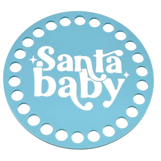 Santa Baby Base for Crochet and Basket Coiling 5-inch