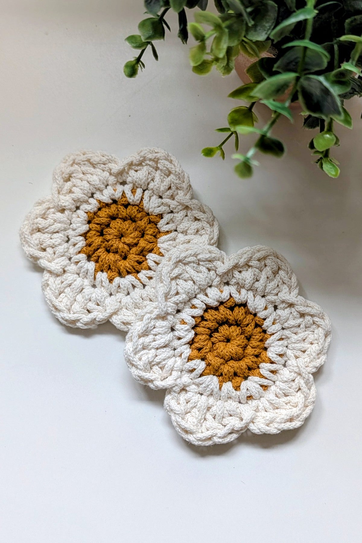Crochet Flower Coaster Kit