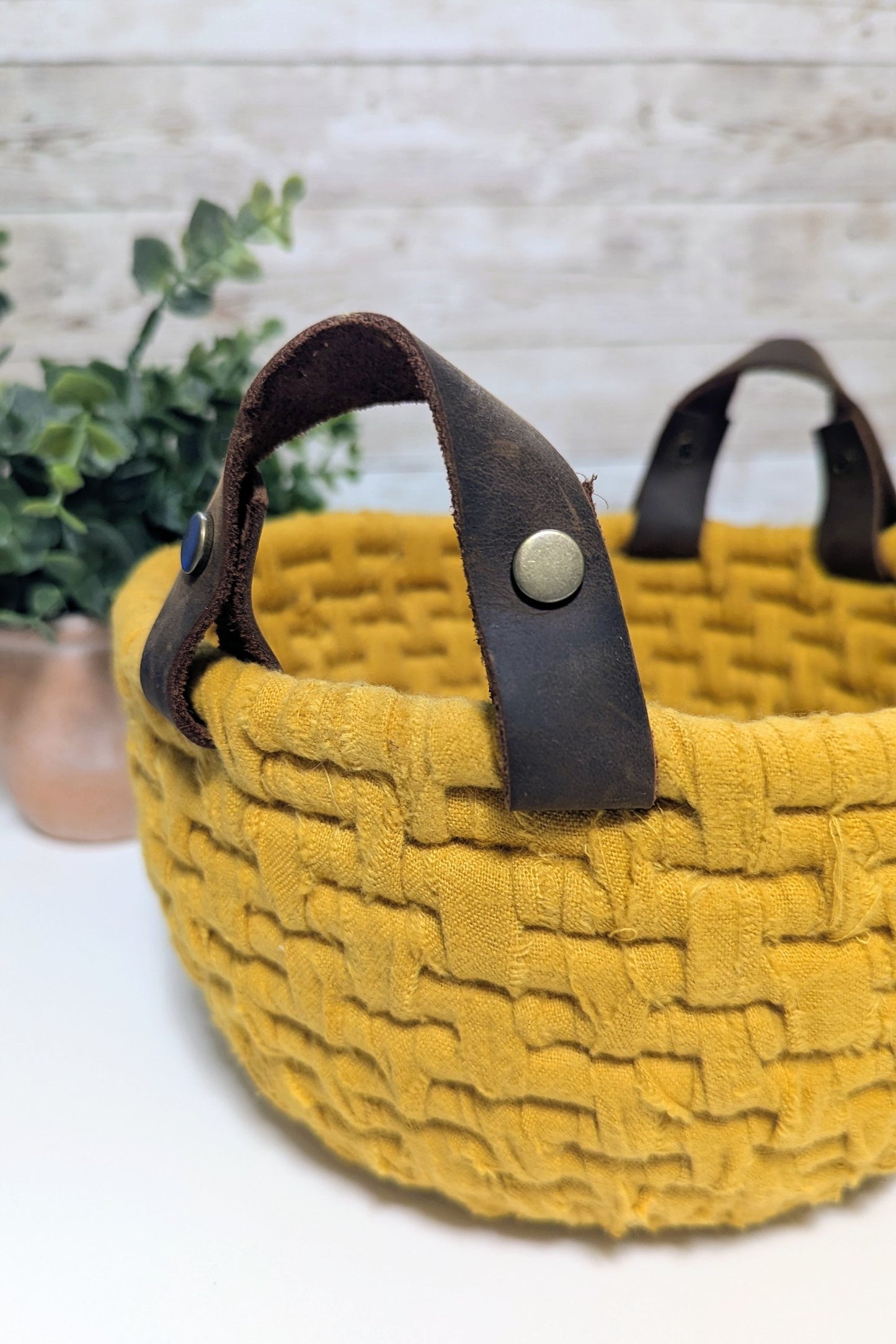 Leather Basket Handles | Snap-On