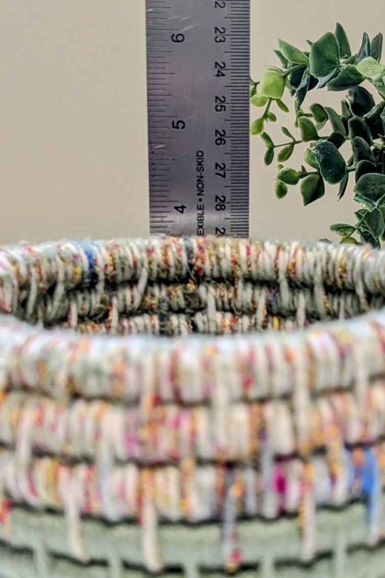 Green And Multi Colored Basket