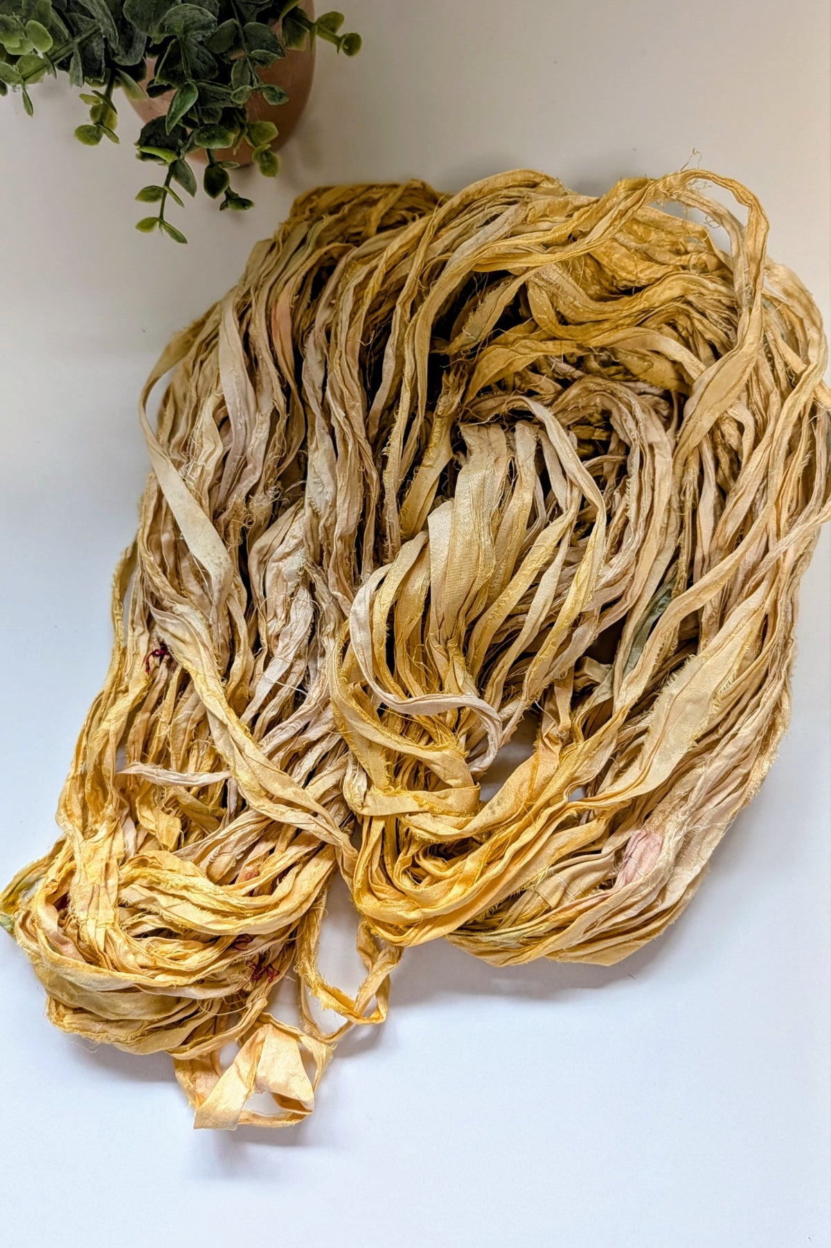 Sari Silk Ribbon | Hand Dyed | Recycled