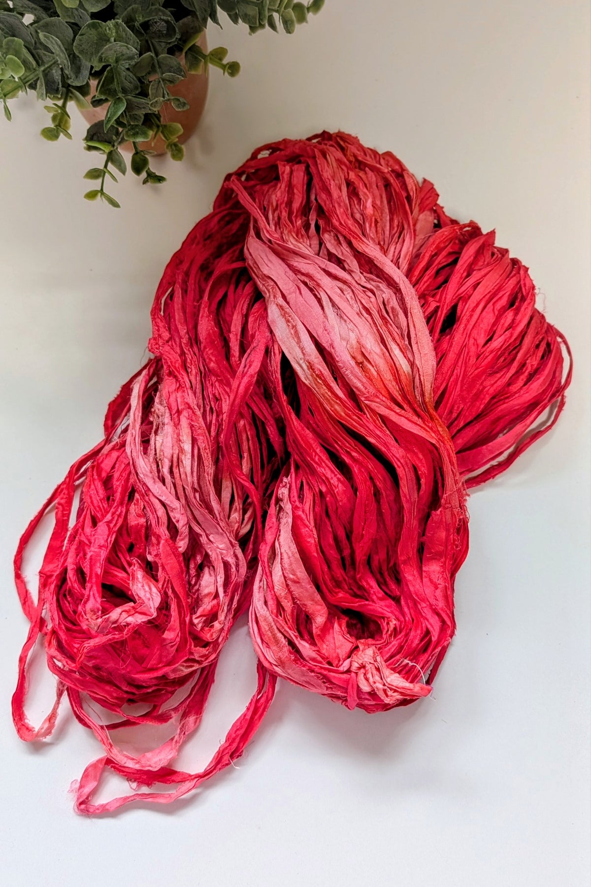 Sari Silk Ribbon | Hand Dyed | Recycled