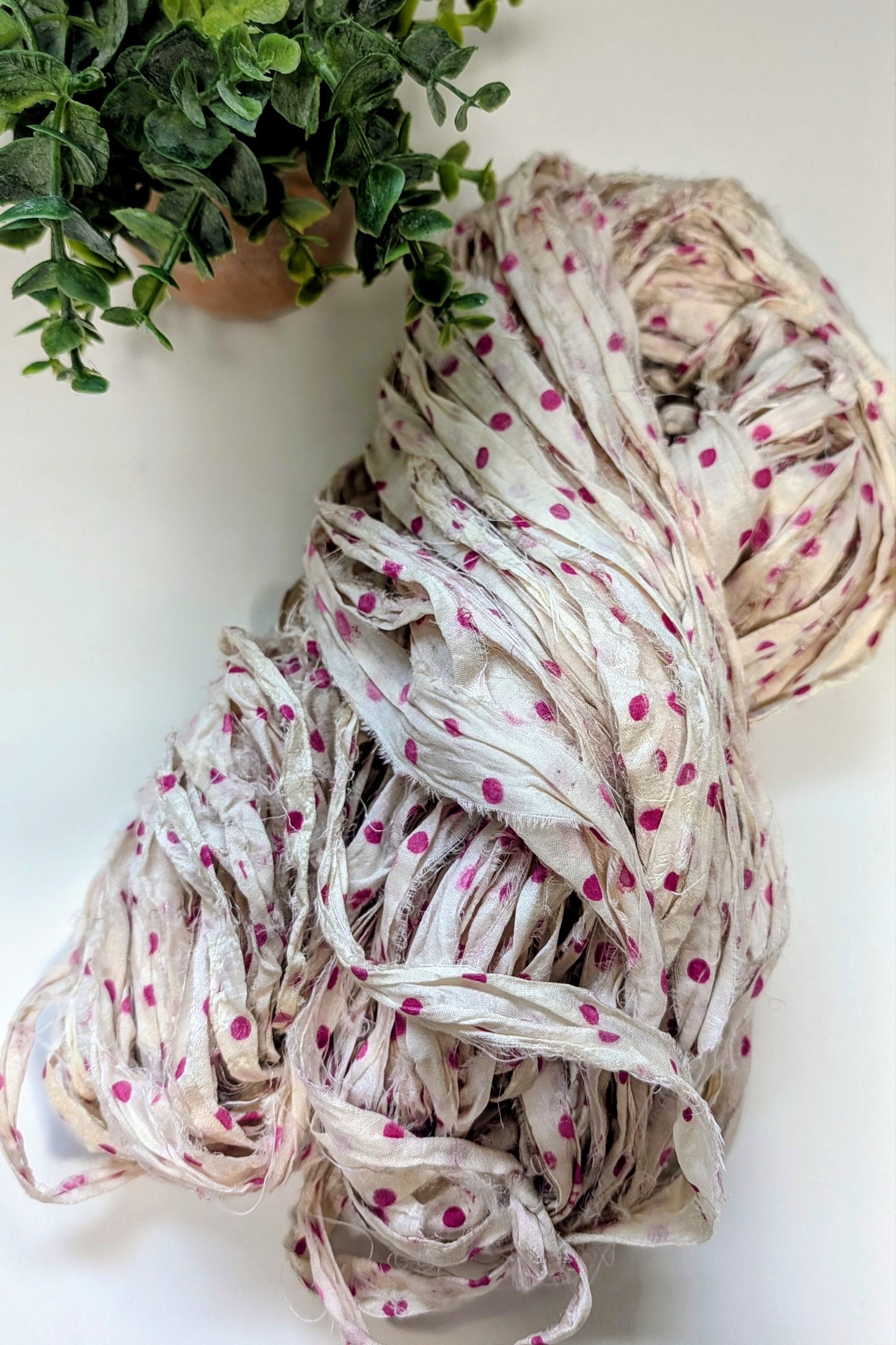 Printed Sari Silk Ribbon