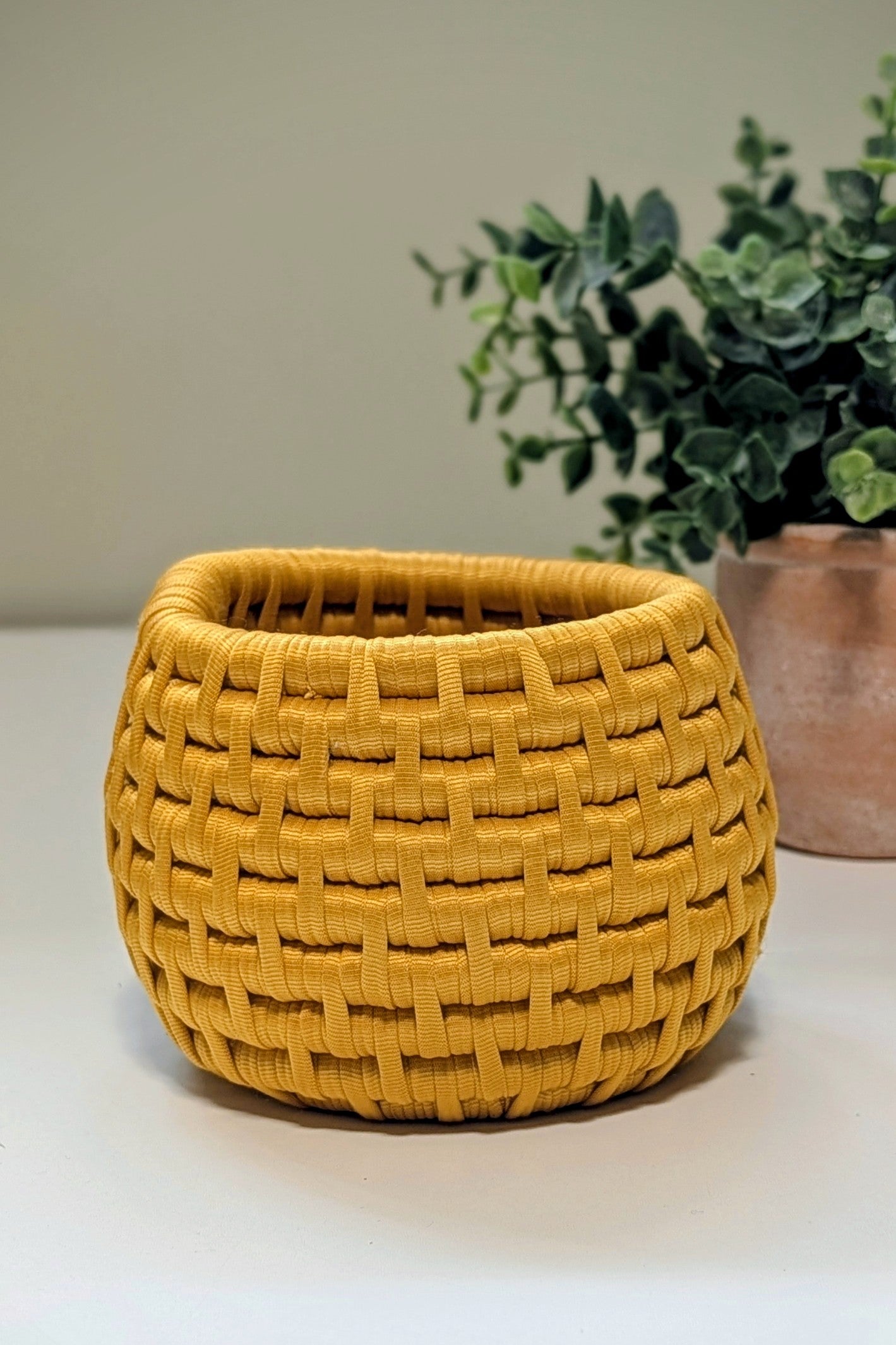 Mustard Yellow Basket