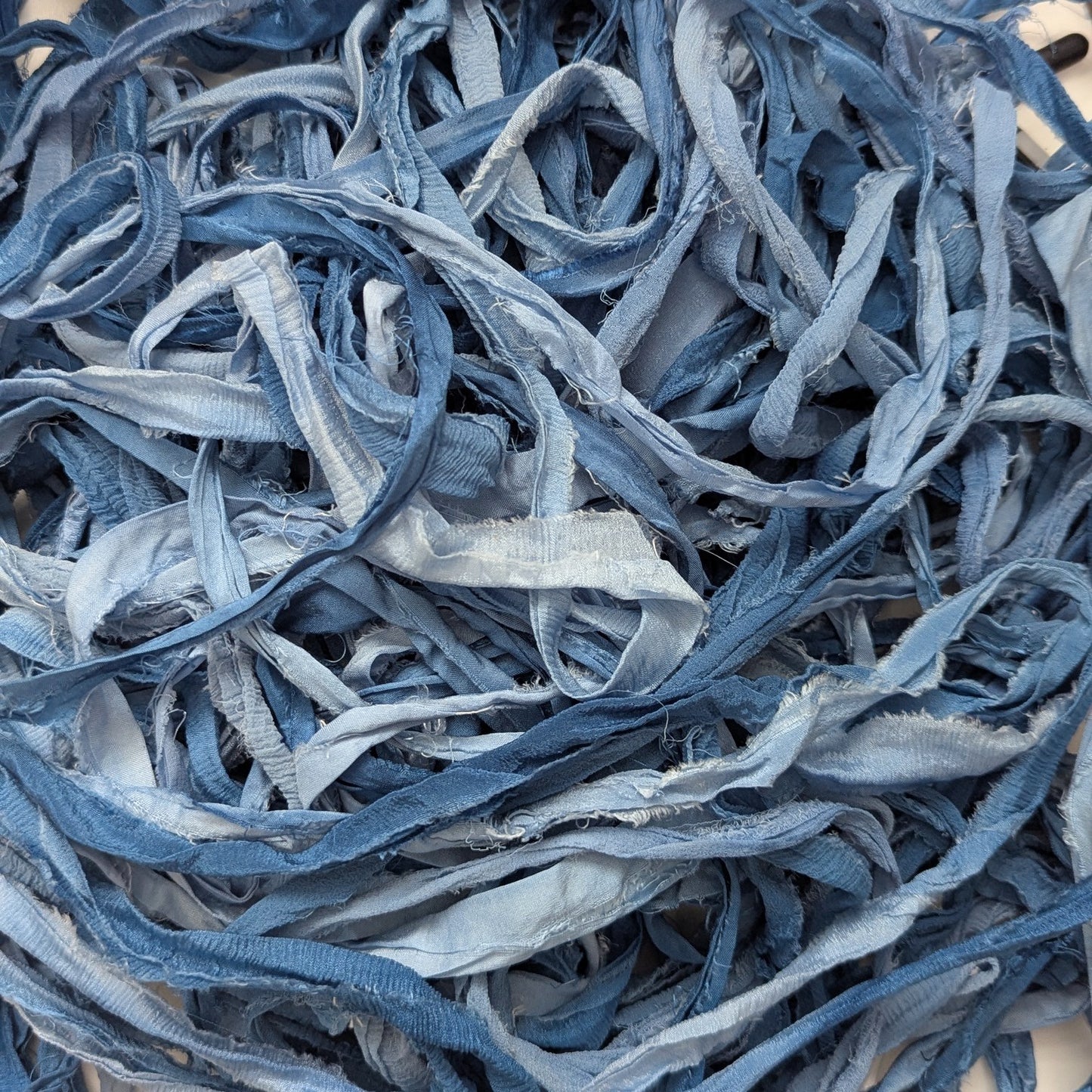 Chiffon Silk Ribbon | Hand Dyed | 100% Recycled