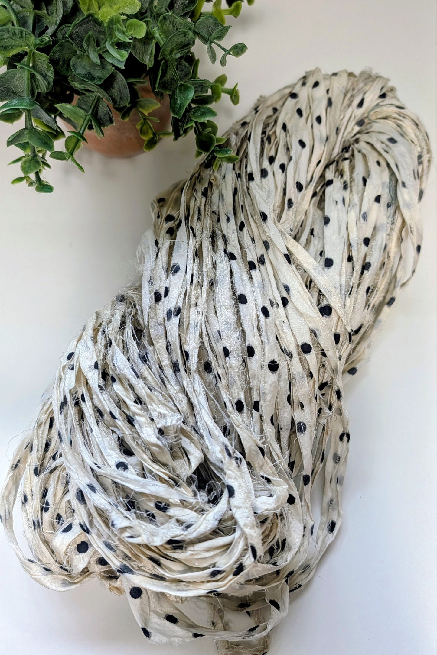 Printed Sari Silk Ribbon