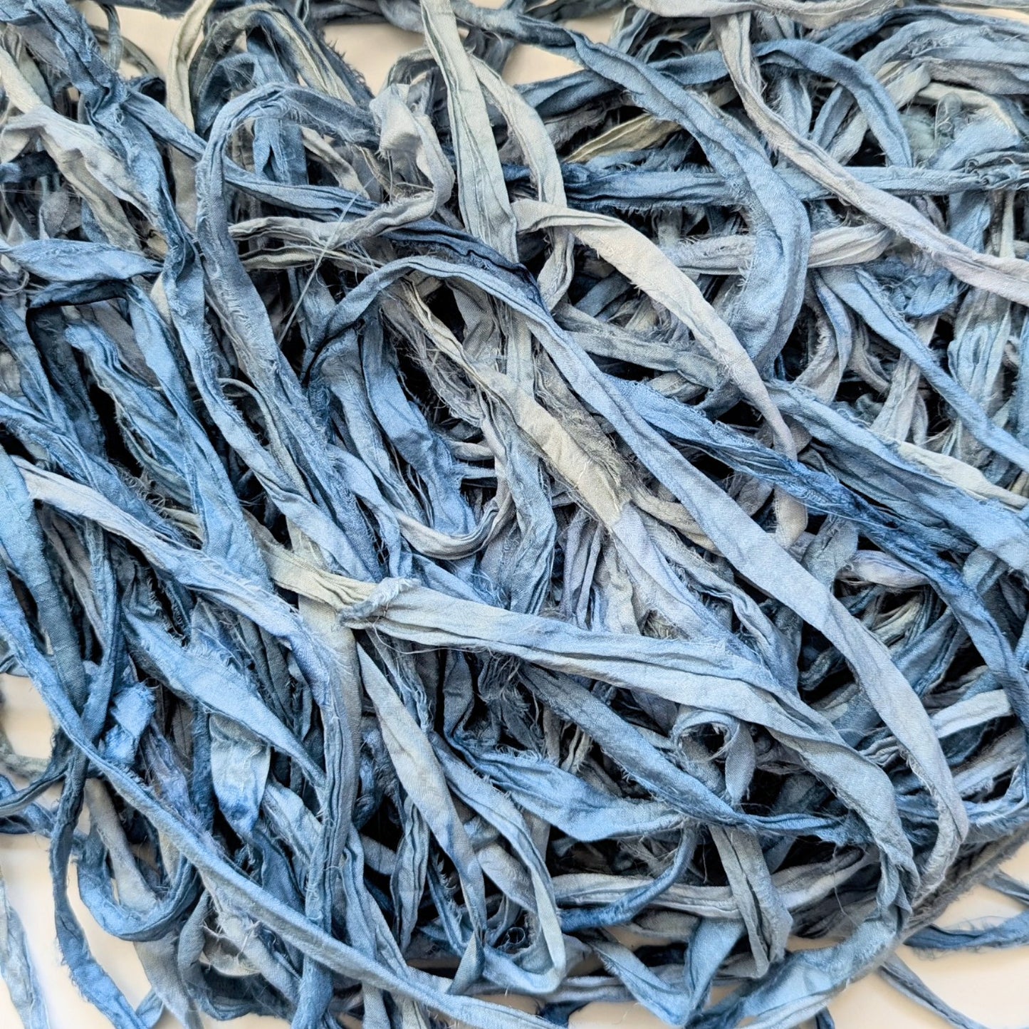 Sari Silk Ribbon | Hand Dyed | 100% Recycled
