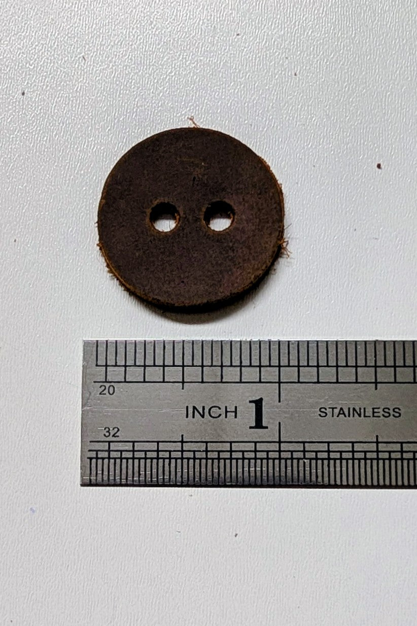 Genuine Leather Buttons