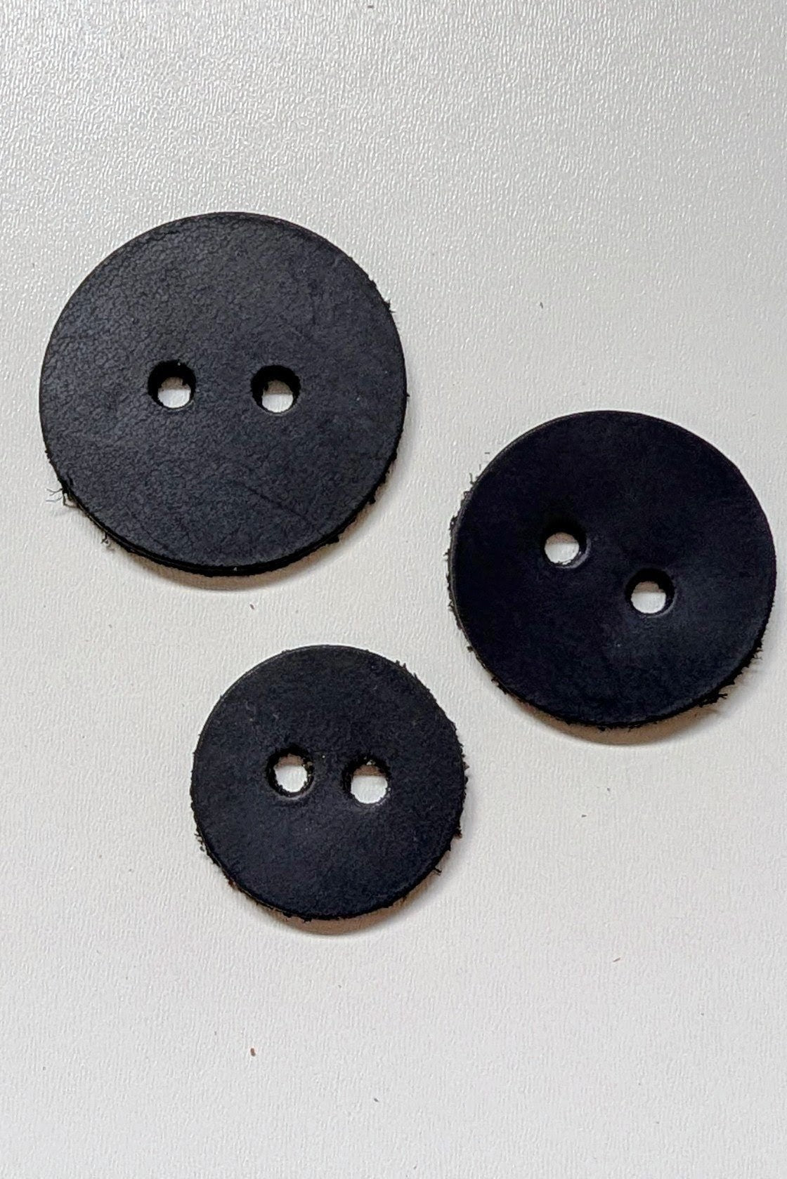 Genuine Leather Buttons