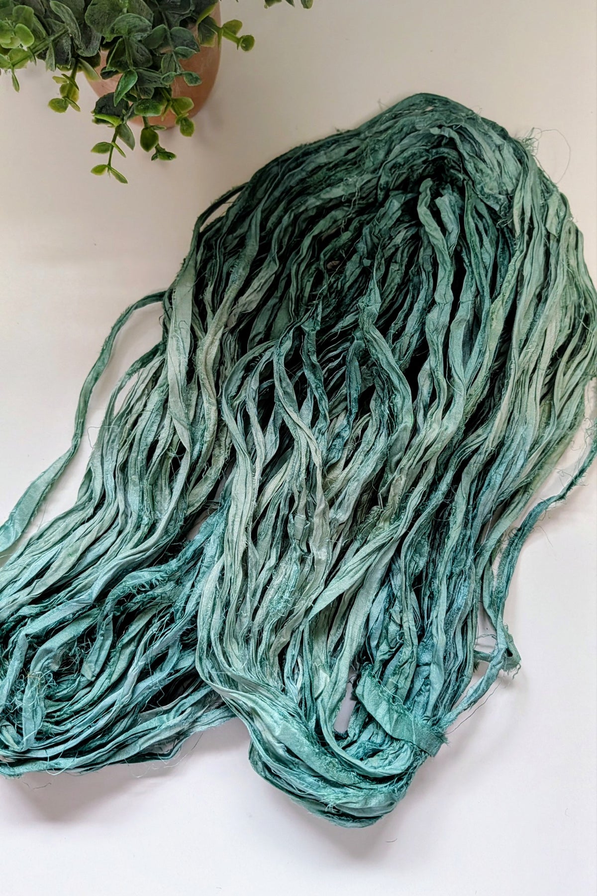 Sari Silk Ribbon | Hand Dyed | Recycled