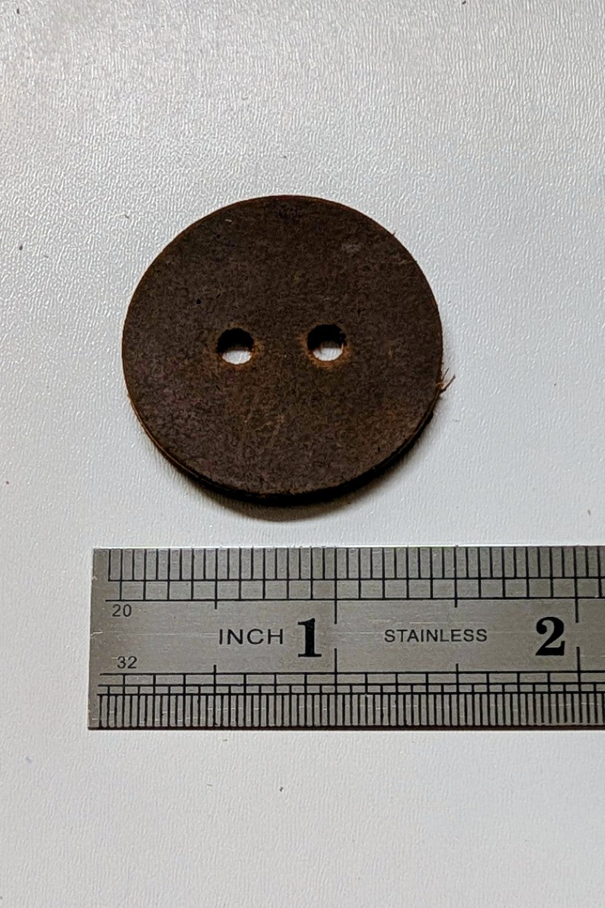 Genuine Leather Buttons
