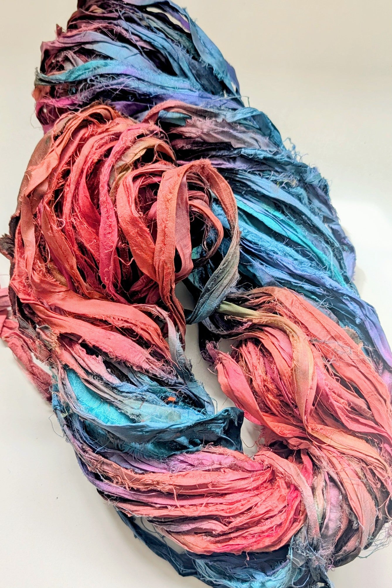 Sari Silk Ribbon | Hand Dyed | Recycled