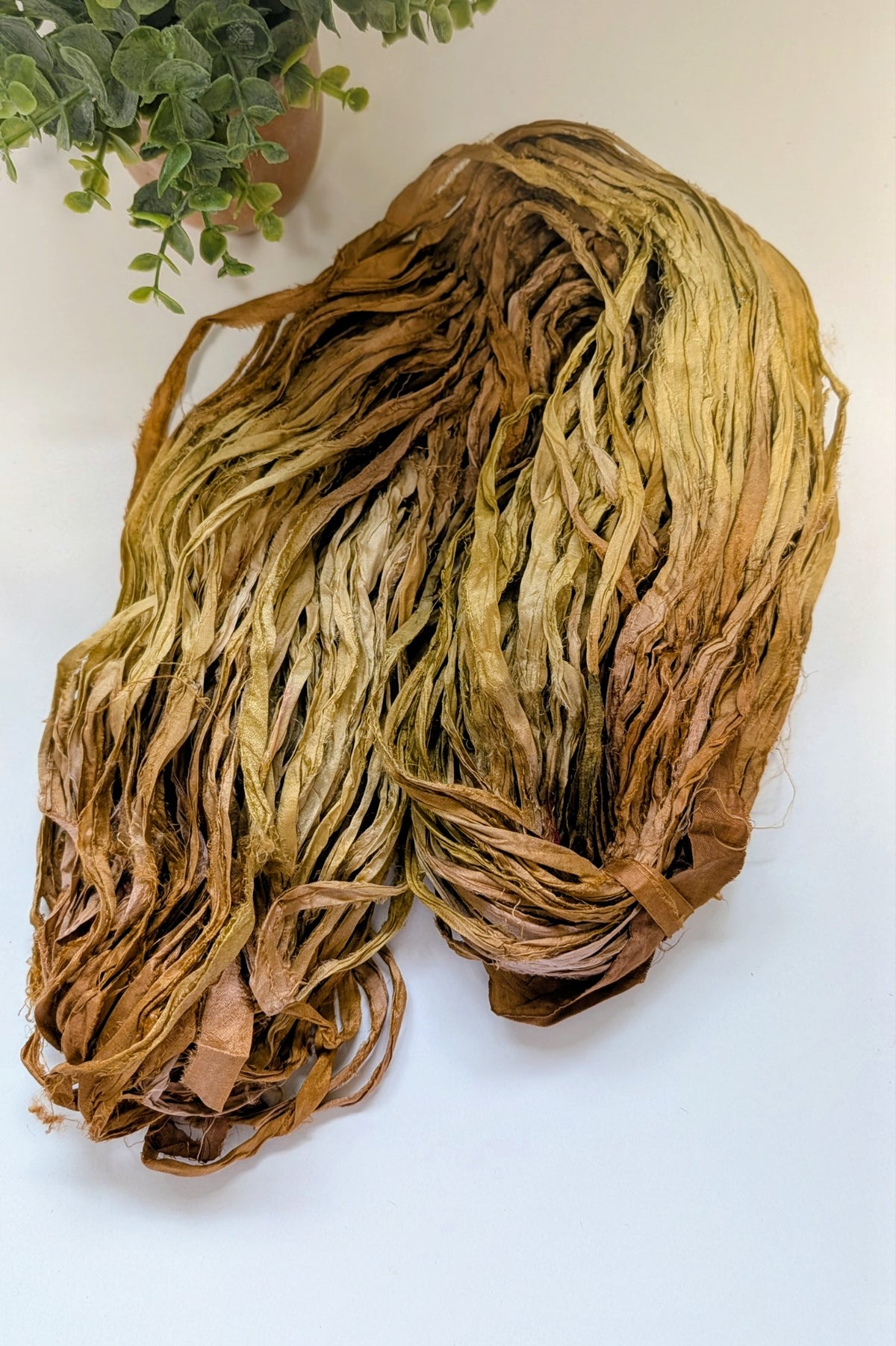 Sari Silk Ribbon | Hand Dyed | Recycled