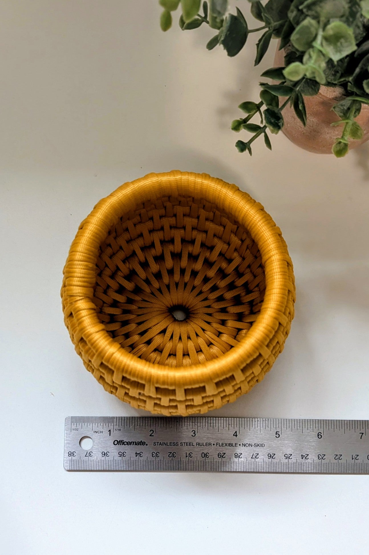 Mustard Yellow Basket