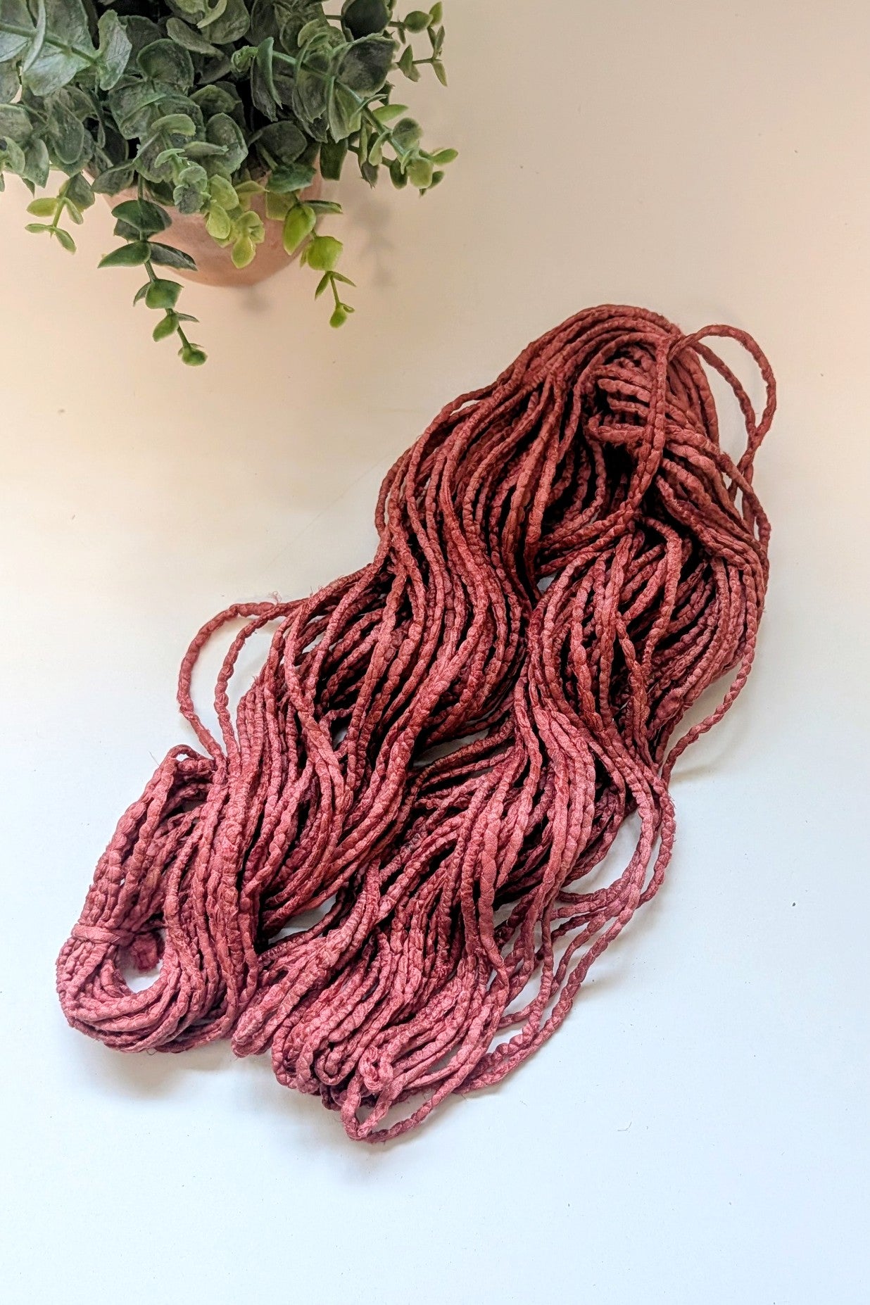 Stitched Sari Silk Ribbon Yarn | Recycled