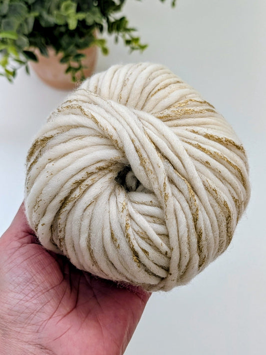 Metallic Touch Merino Wool