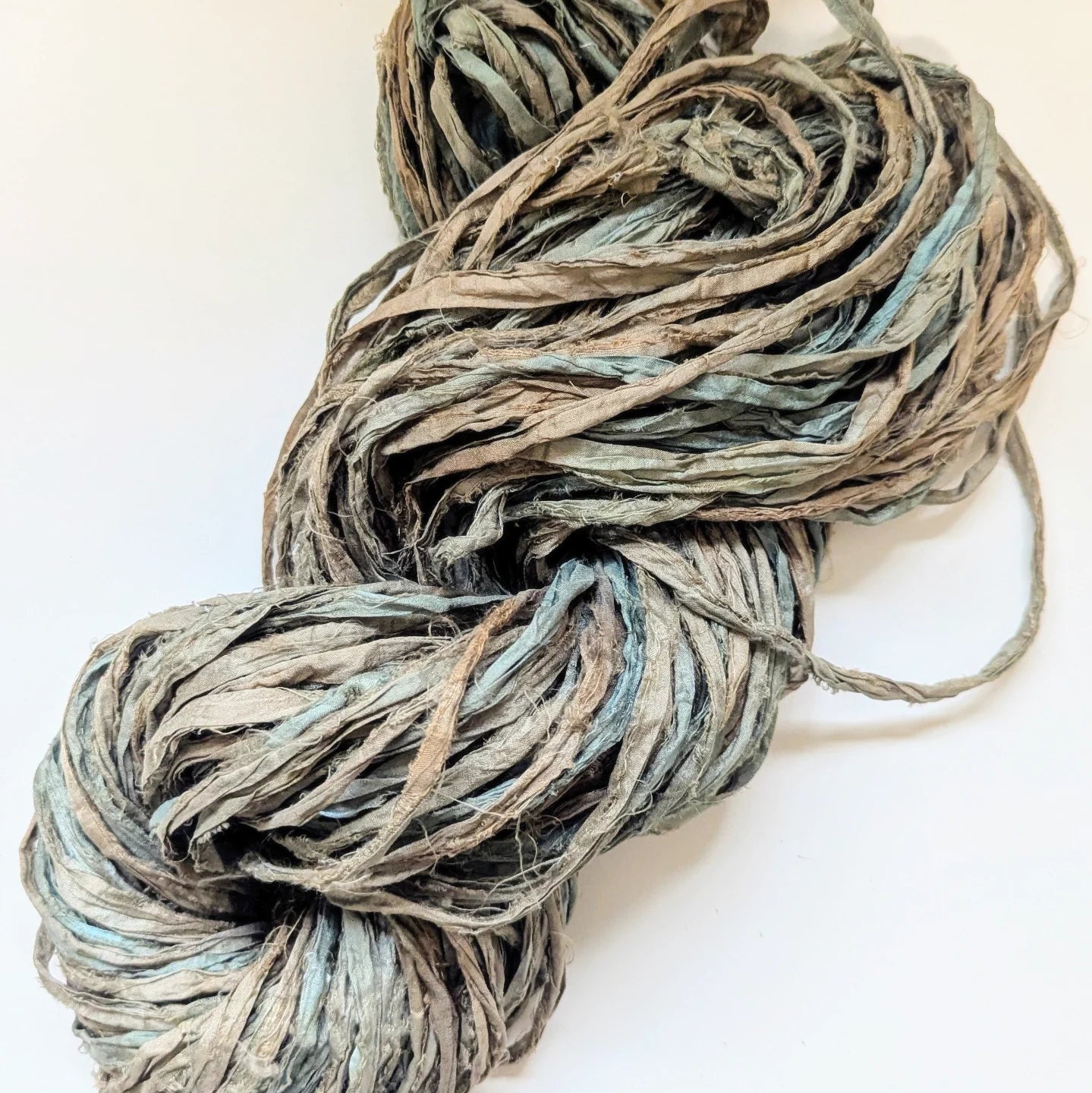 Sari Silk Ribbon | Hand Dyed | 100% Recycled