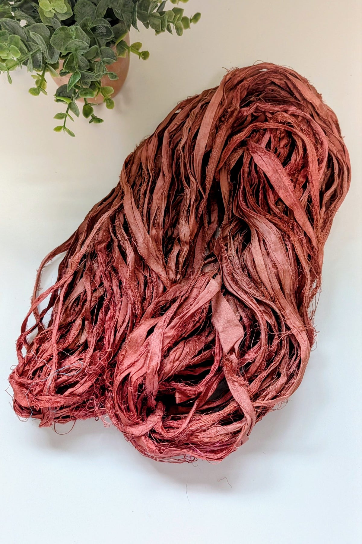 Sari Silk Ribbon | Hand Dyed | Recycled