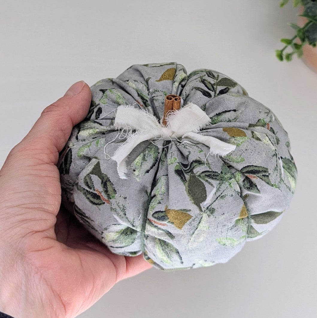 Fabric Pumpkins For Fall Decor