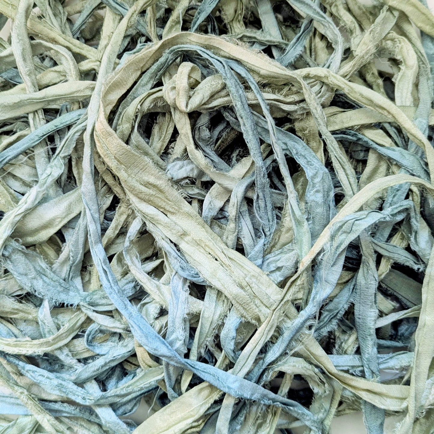 Sari Silk Ribbon | Hand Dyed | 100% Recycled