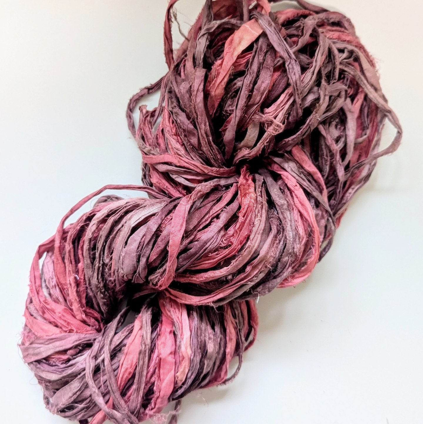 Sari Silk Ribbon | Hand Dyed | 100% Recycled