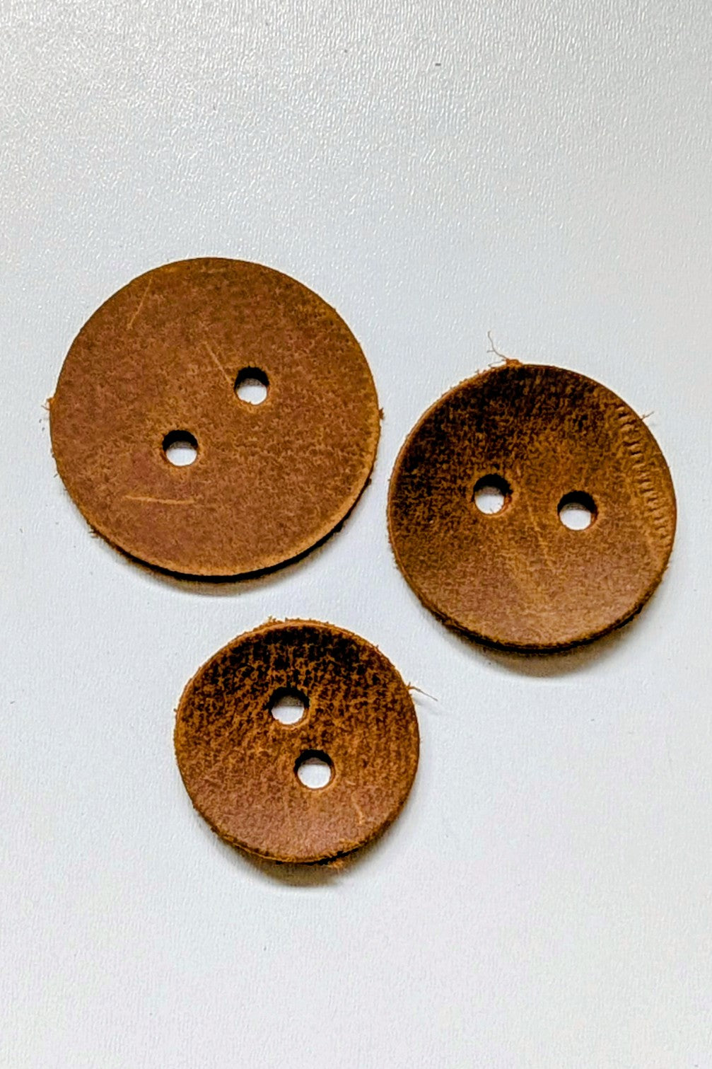 Genuine Leather Buttons