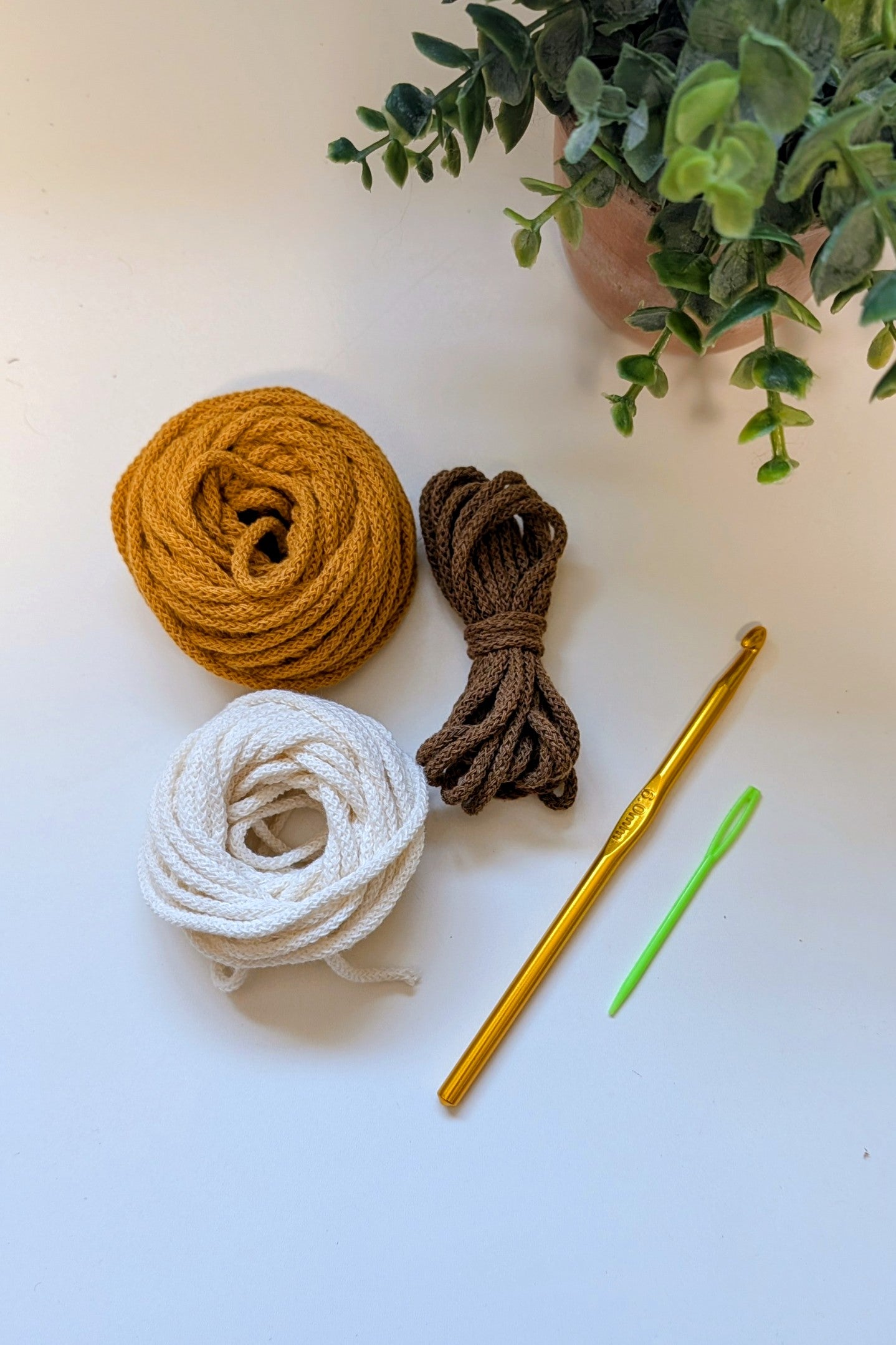 Crochet Flower Coaster Kit