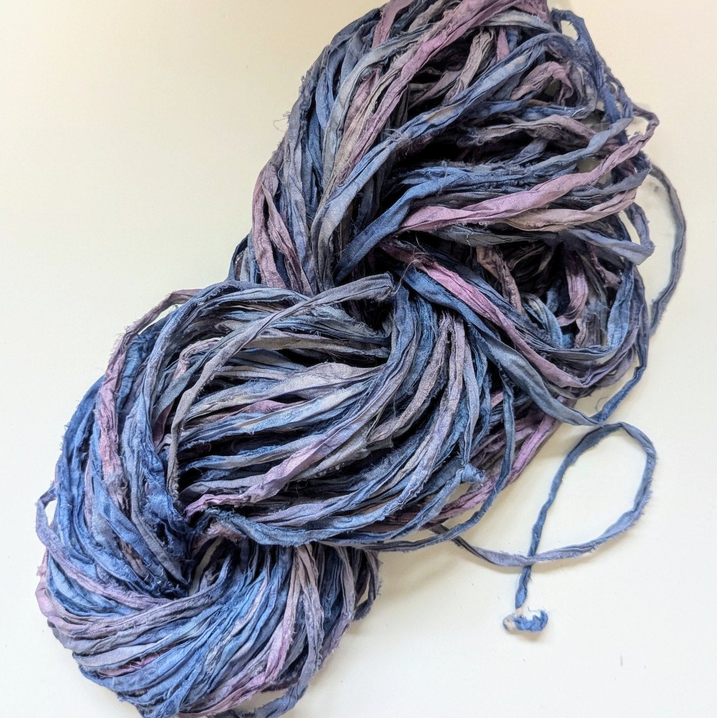 Sari Silk Ribbon | Hand Dyed | 100% Recycled