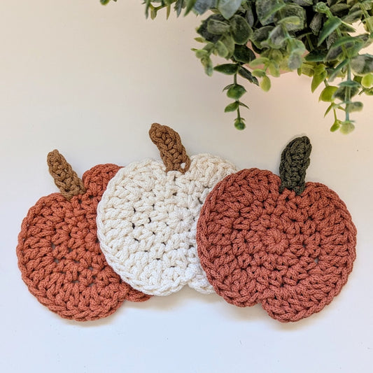 Crochet Pumpkin Coaster