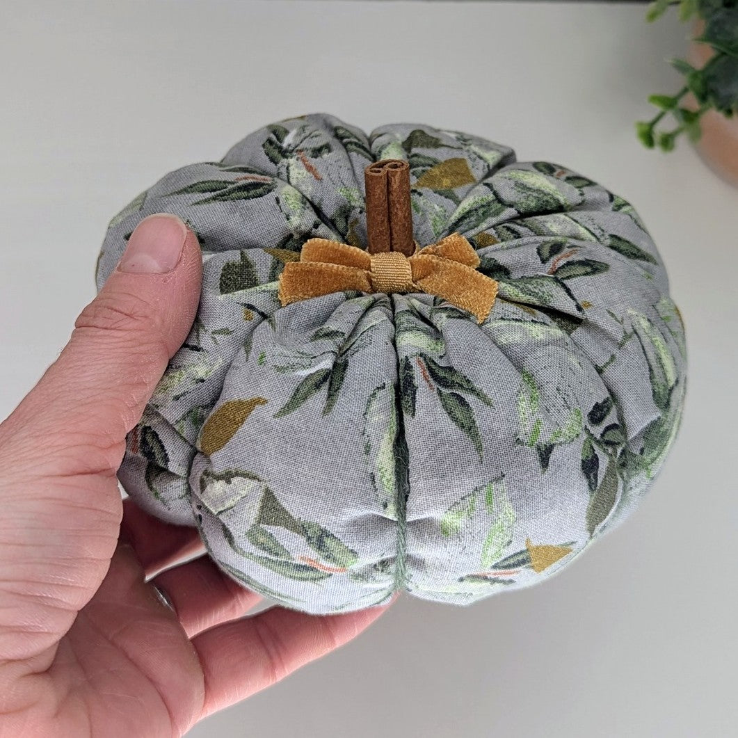 Fabric Pumpkins For Fall Decor
