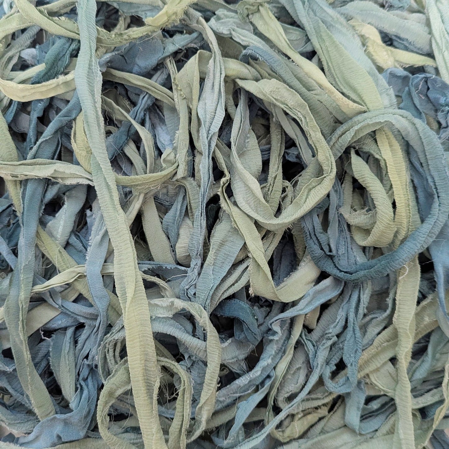 Chiffon Silk Ribbon | Hand Dyed | 100% Recycled