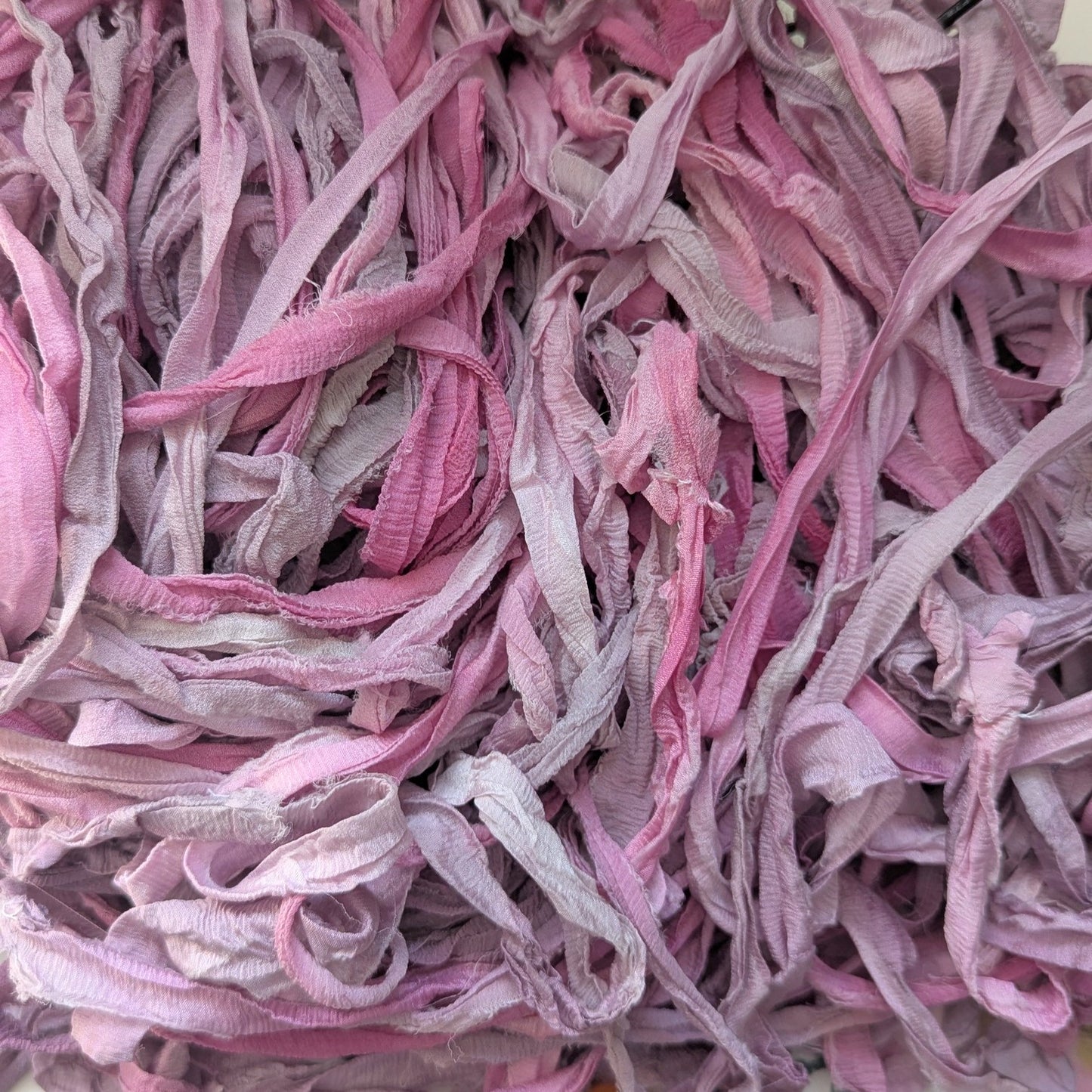 Chiffon Silk Ribbon | Hand Dyed | 100% Recycled