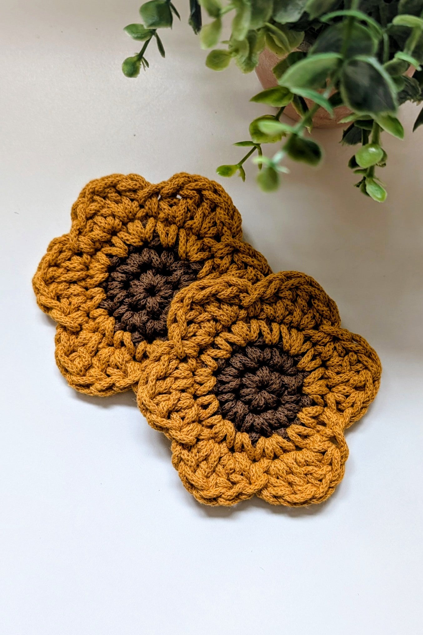 Crochet Flower Coaster Kit