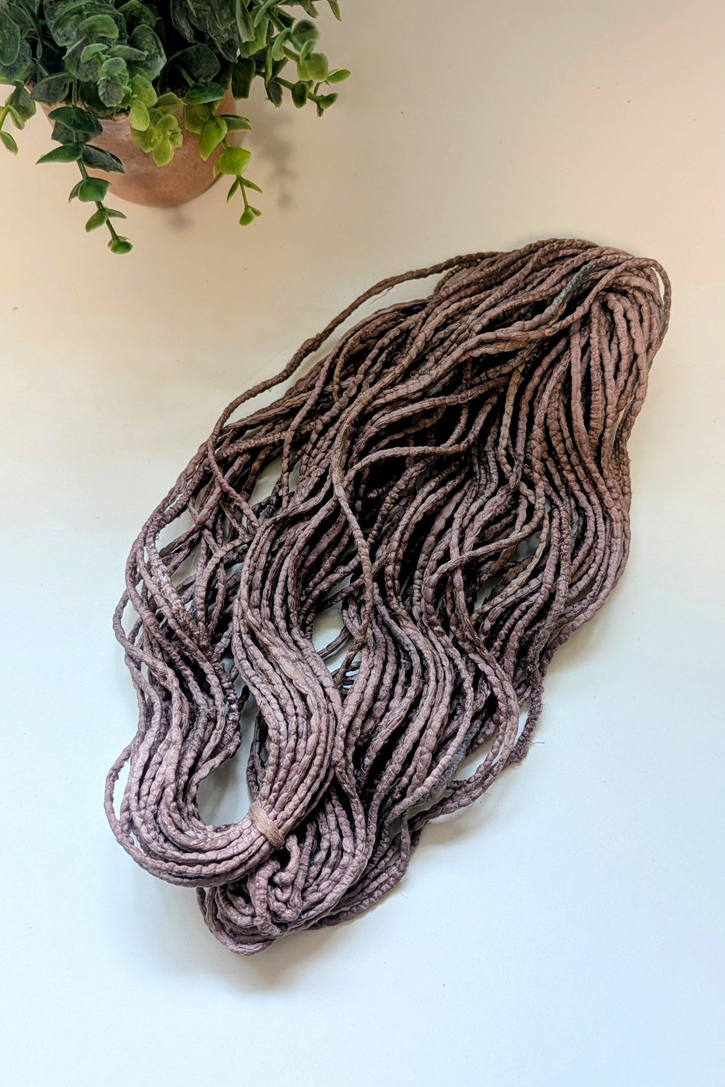 Stitched Sari Silk Ribbon Yarn | Recycled