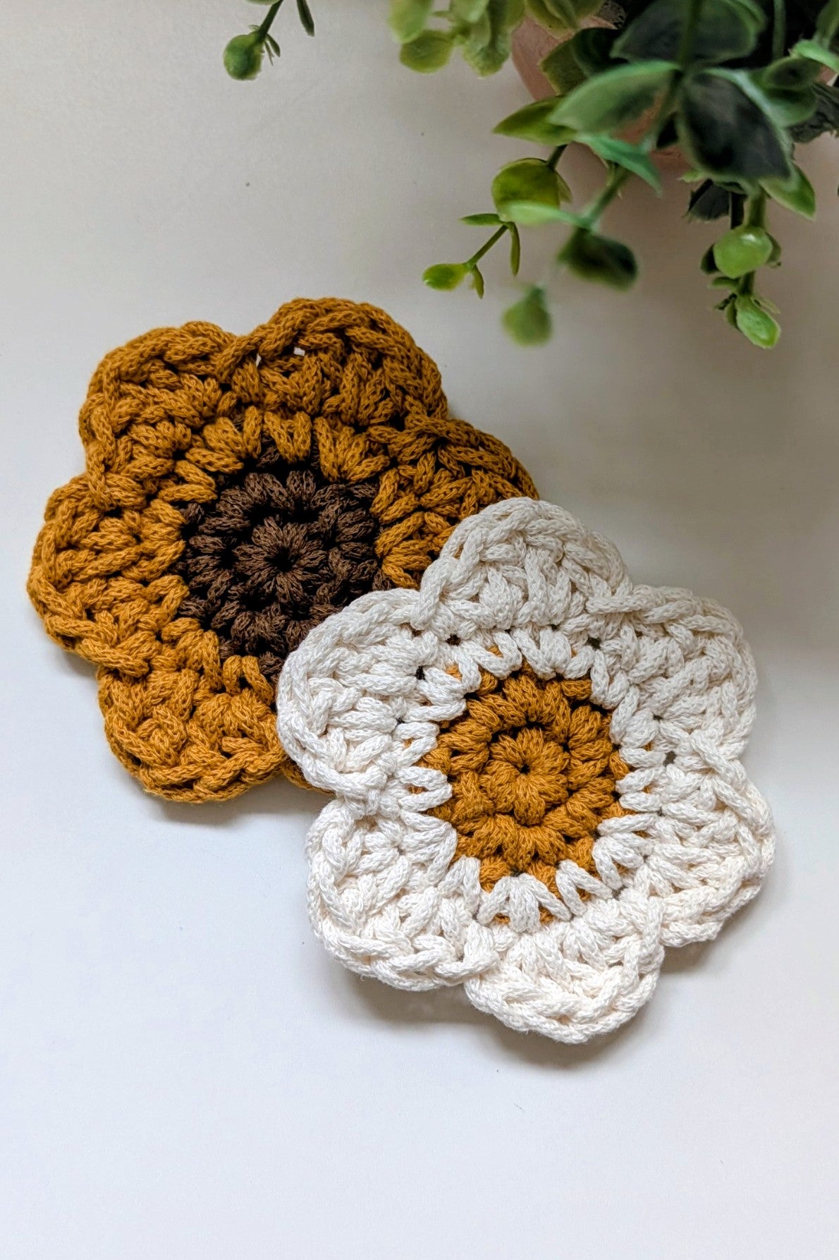 Crochet Flower Coaster Kit