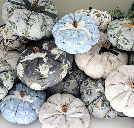 Fabric Pumpkins For Fall Decor