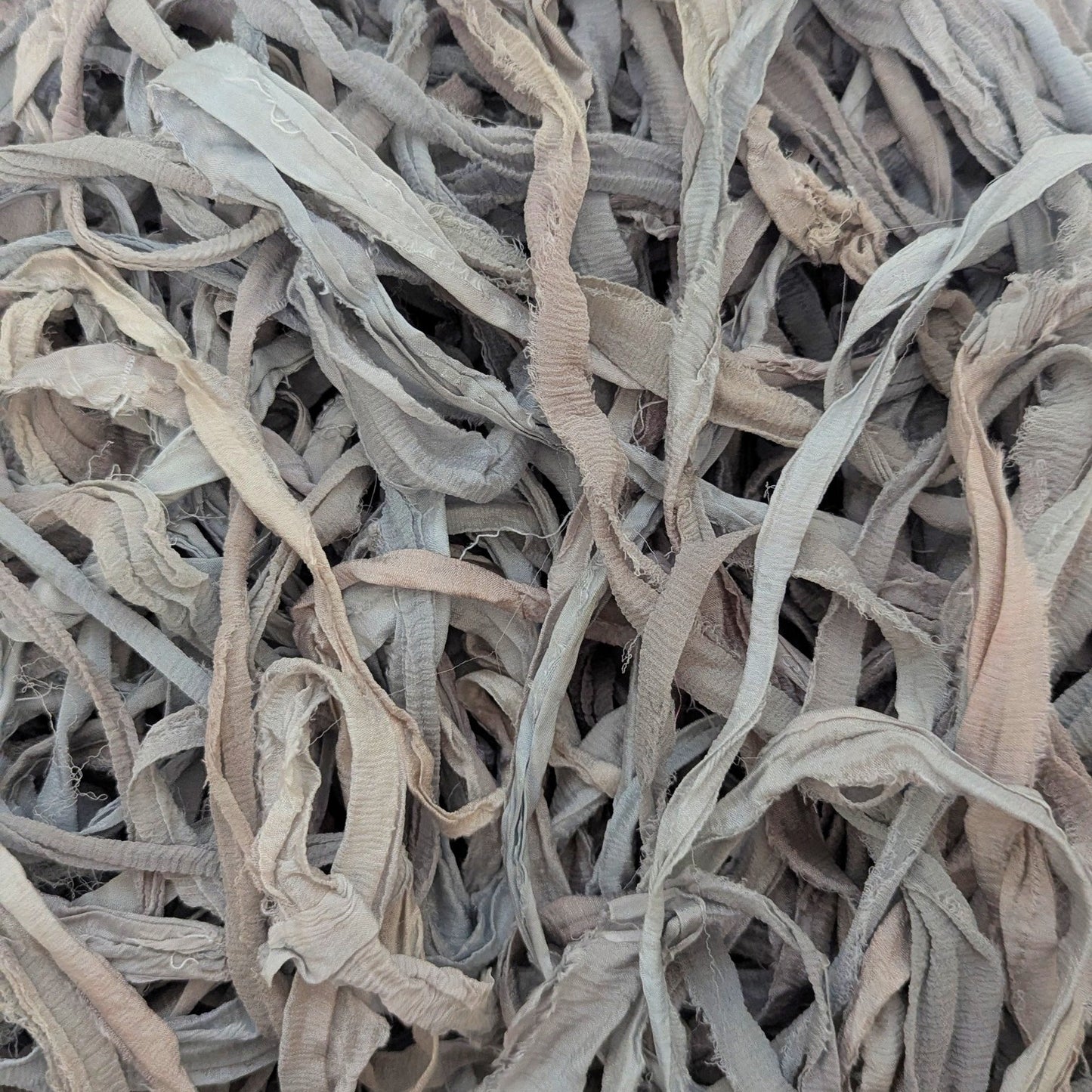 Chiffon Silk Ribbon | Hand Dyed | 100% Recycled