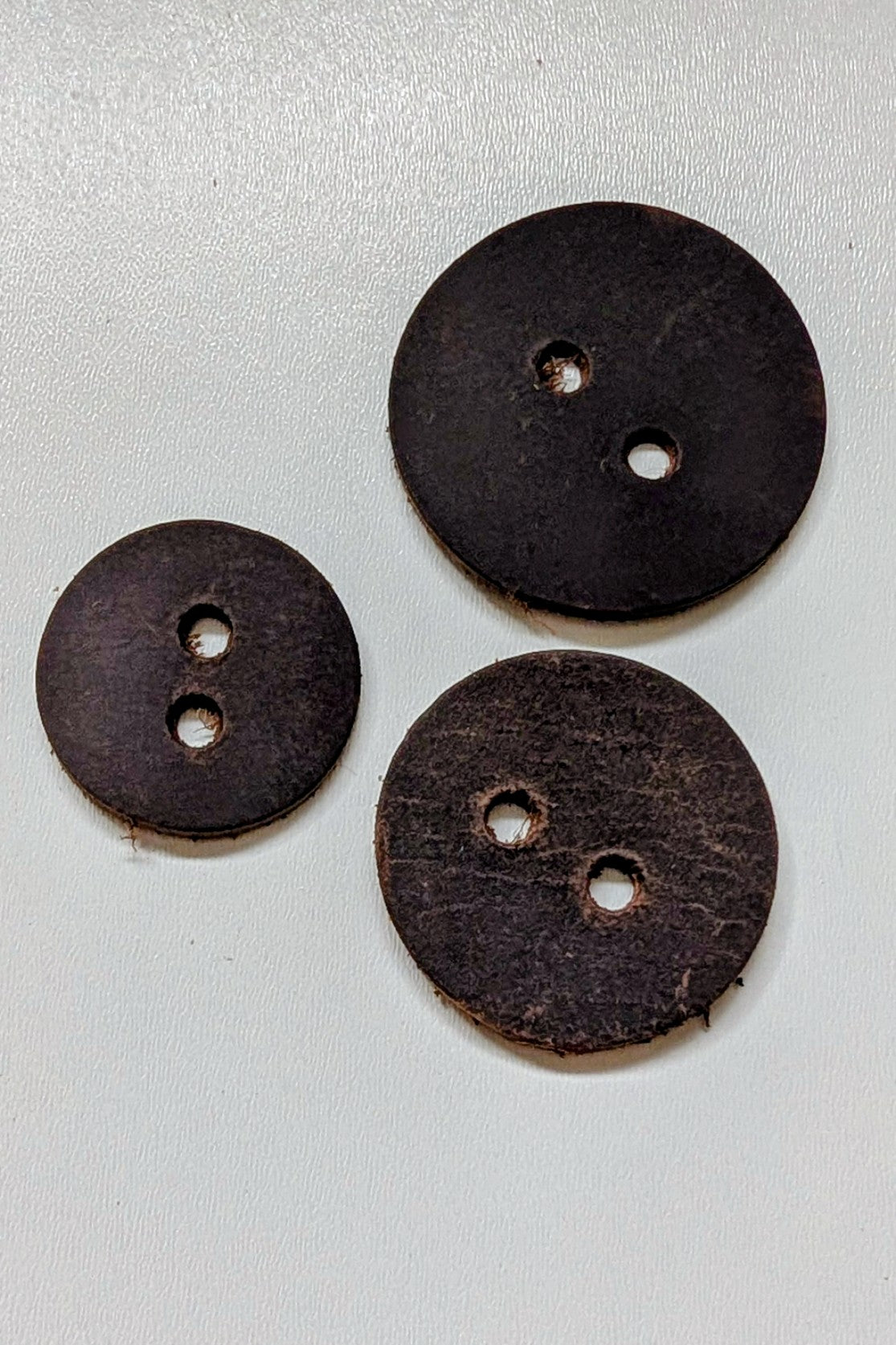Genuine Leather Buttons