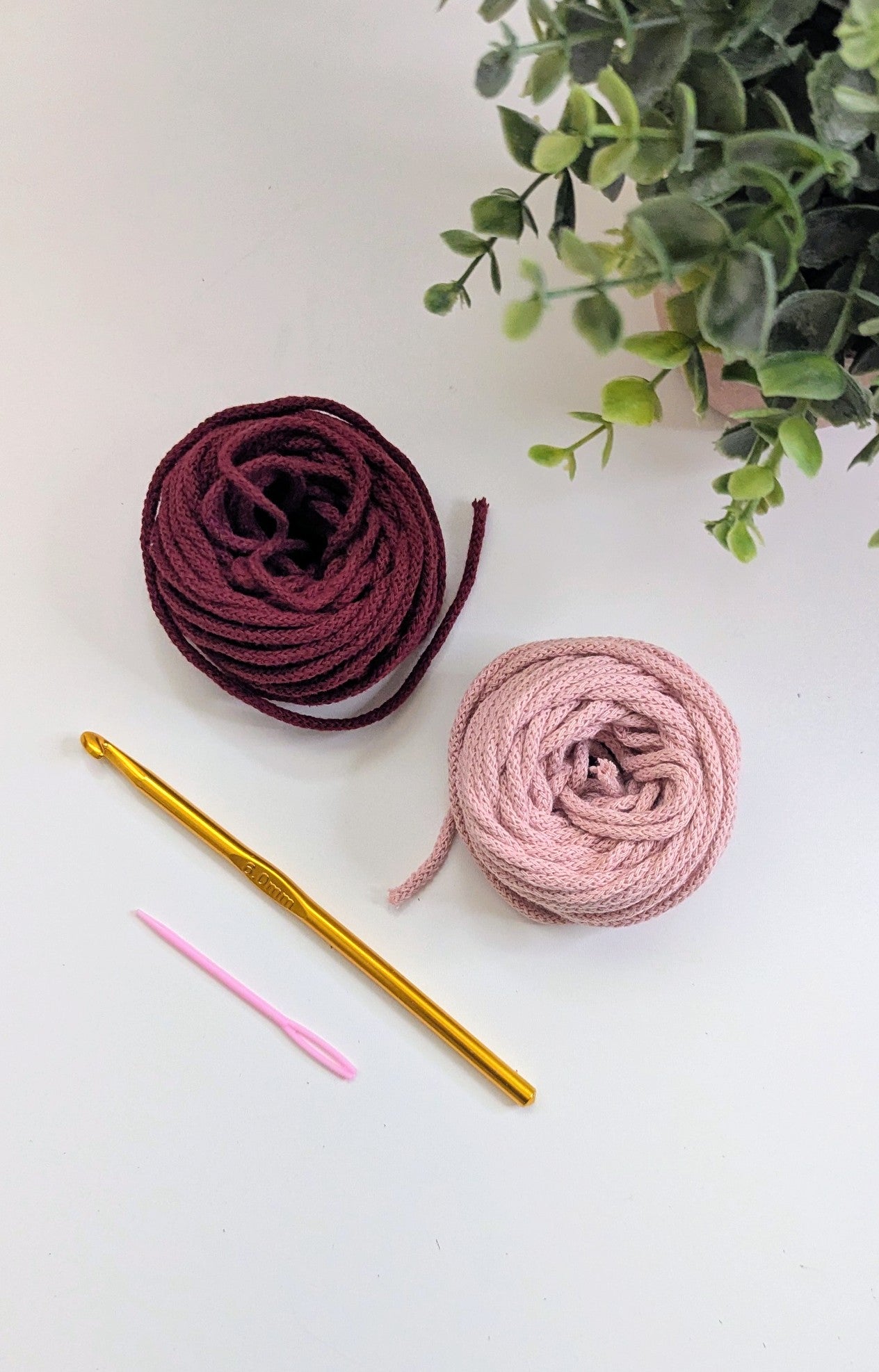 Crochet Heart Coaster DIY Kit