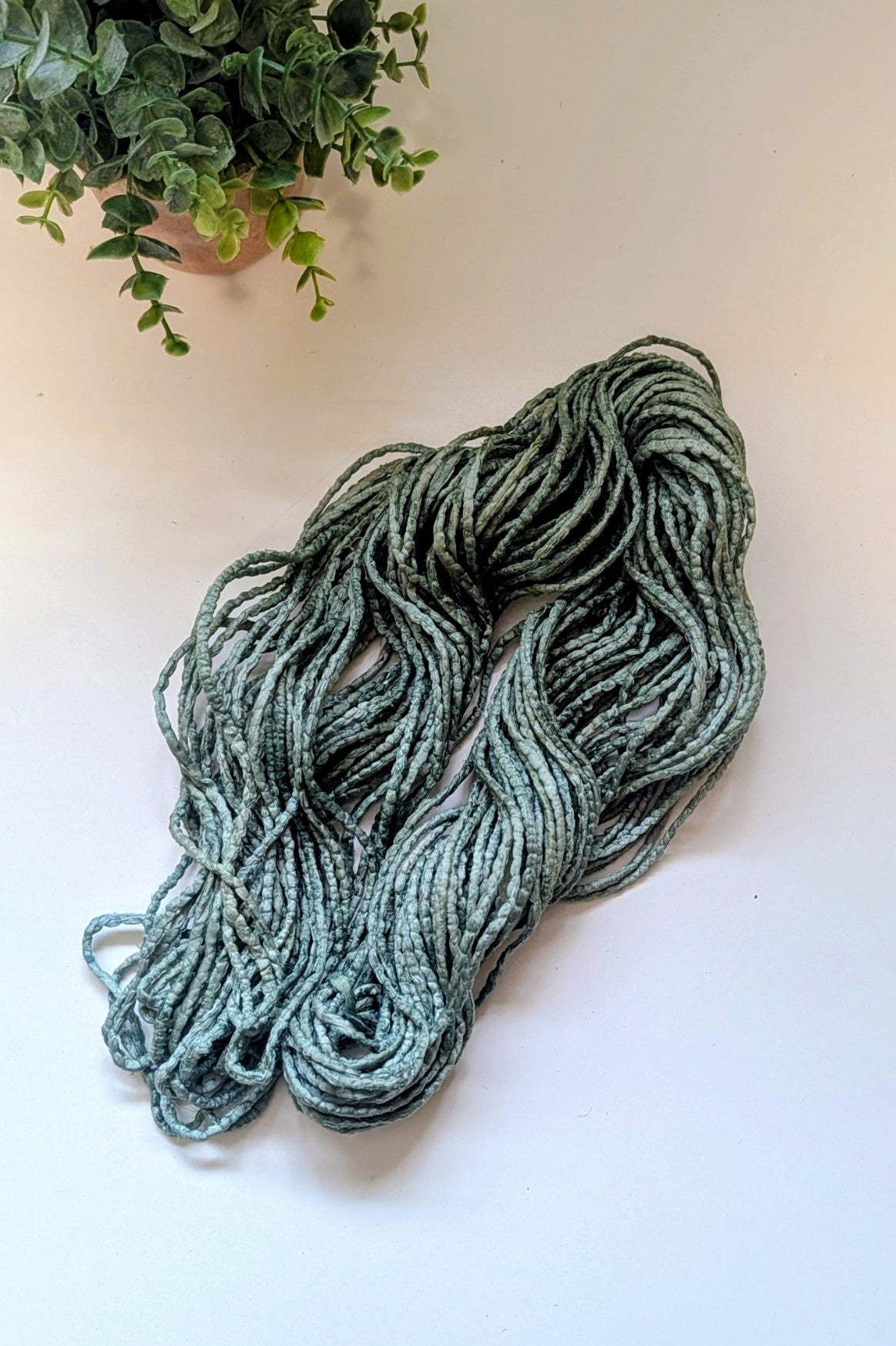 Stitched Sari Silk Ribbon Yarn | Recycled