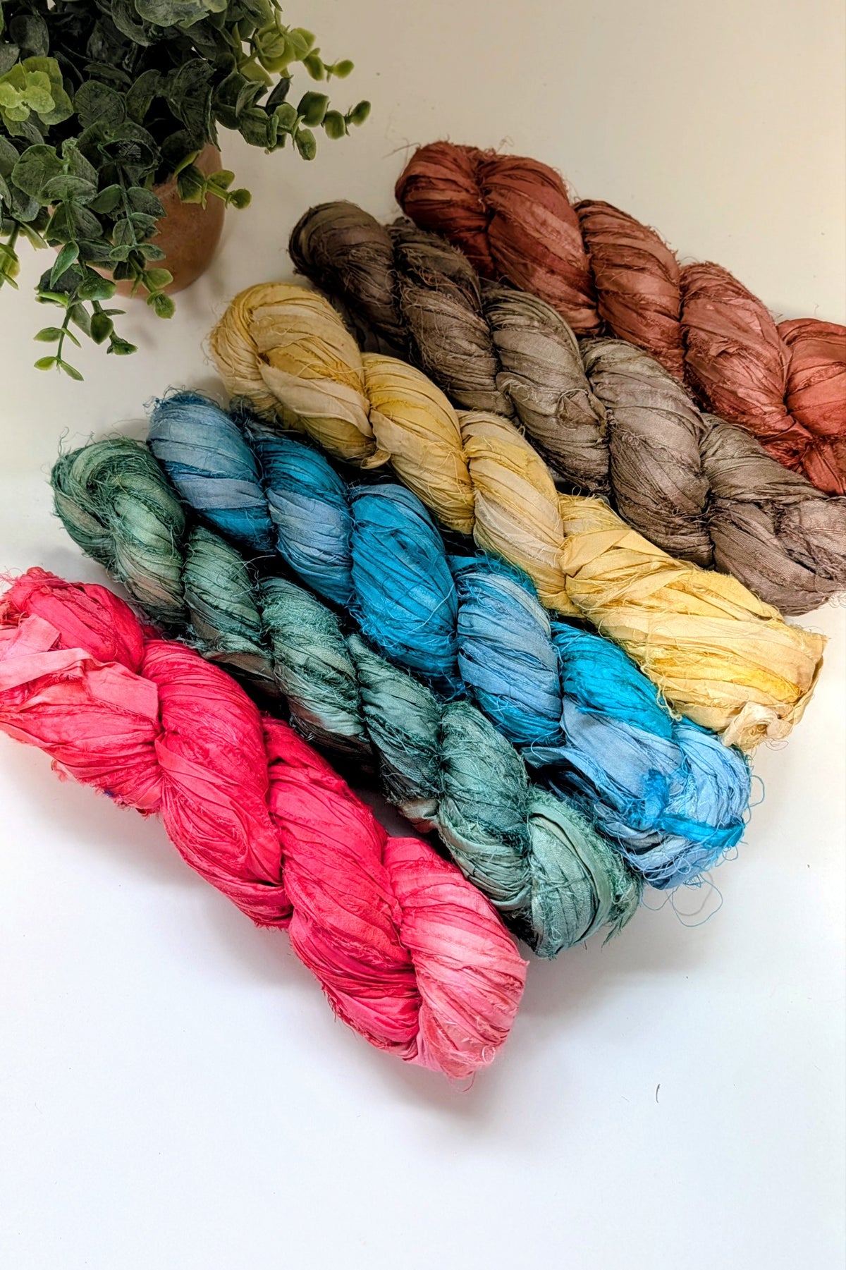 Sari Silk Ribbon | Hand Dyed | Recycled